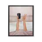 Morning Coffee IV Framed Canvas Print Gallery Image 6