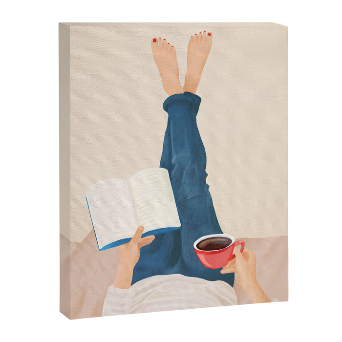 Morning Read Canvas Print Gallery Image 1