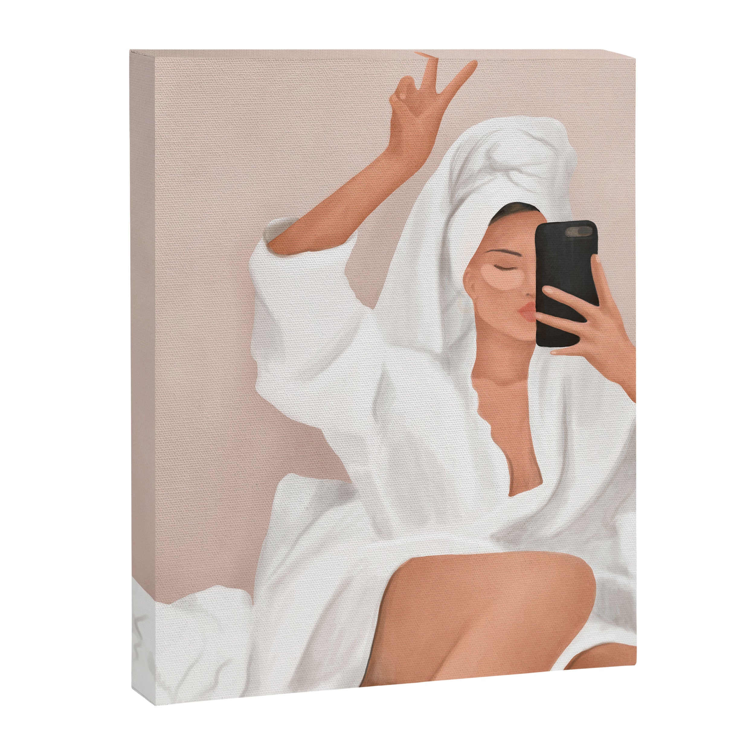Morning Selfie Canvas Print Gallery Image 6