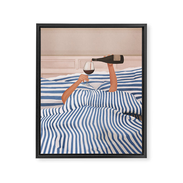 Morning Wine 3 Framed Canvas Print Gallery Image 1