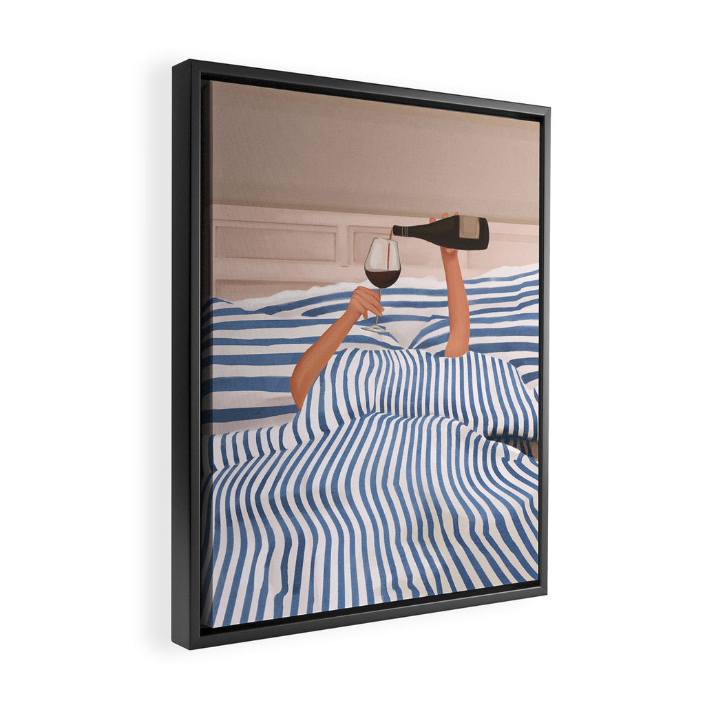 Morning Wine 3 Framed Canvas Print Gallery Image 2