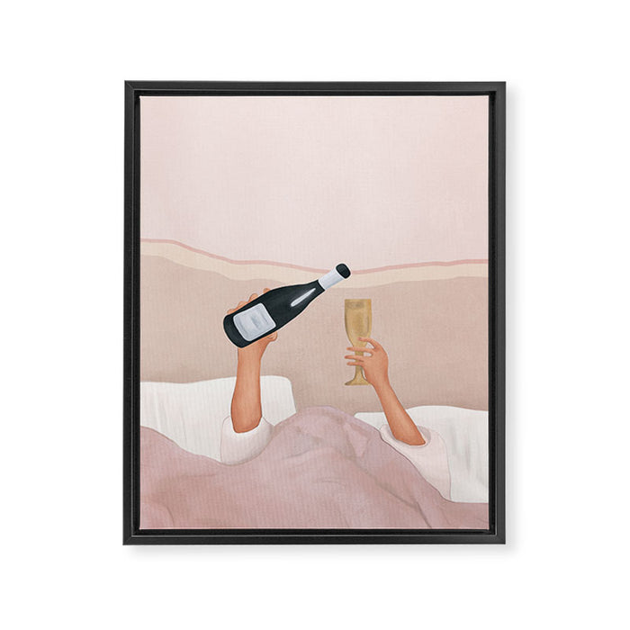 Morning Wine Framed Canvas Print Gallery Image 1