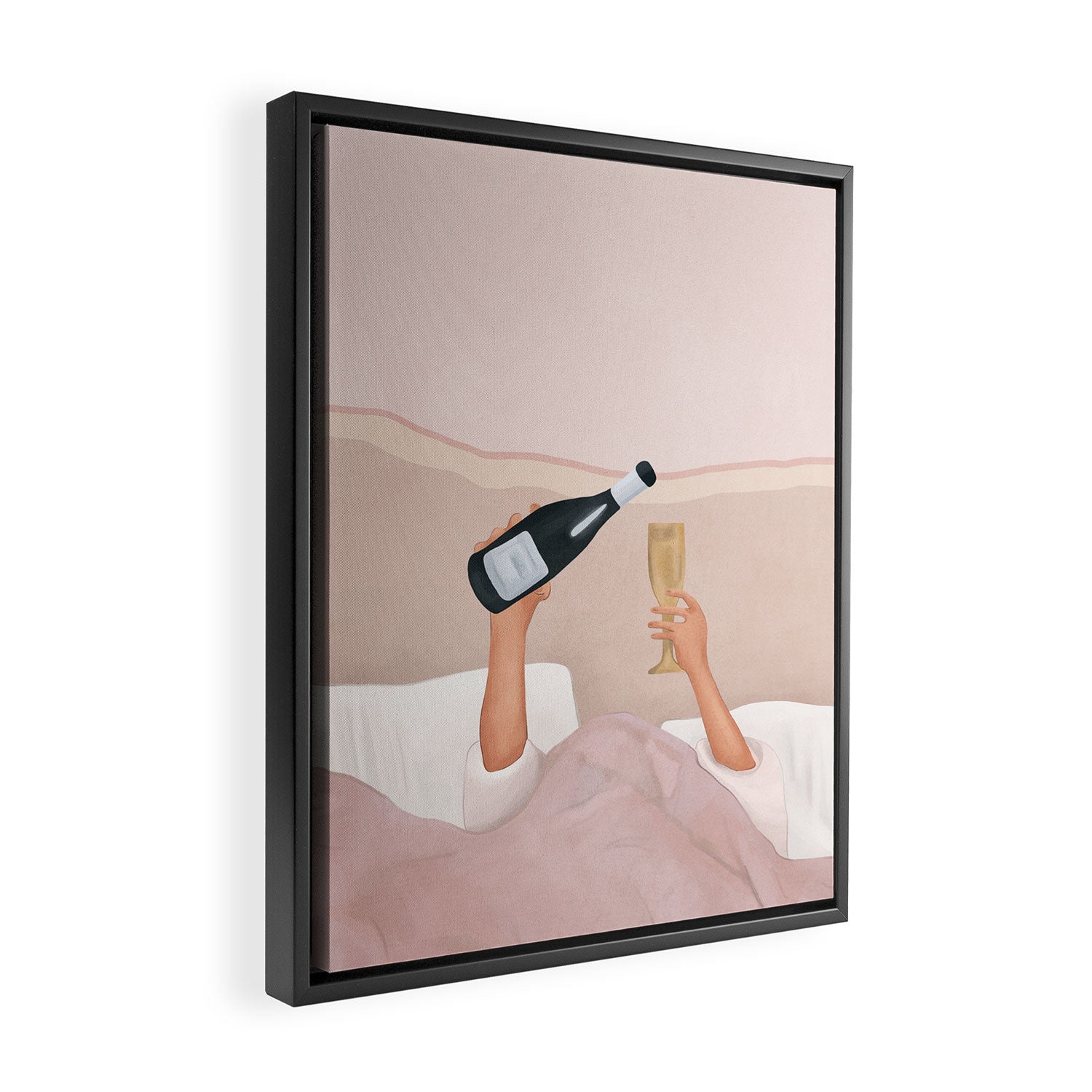 Morning Wine Framed Canvas Print Gallery Image 2