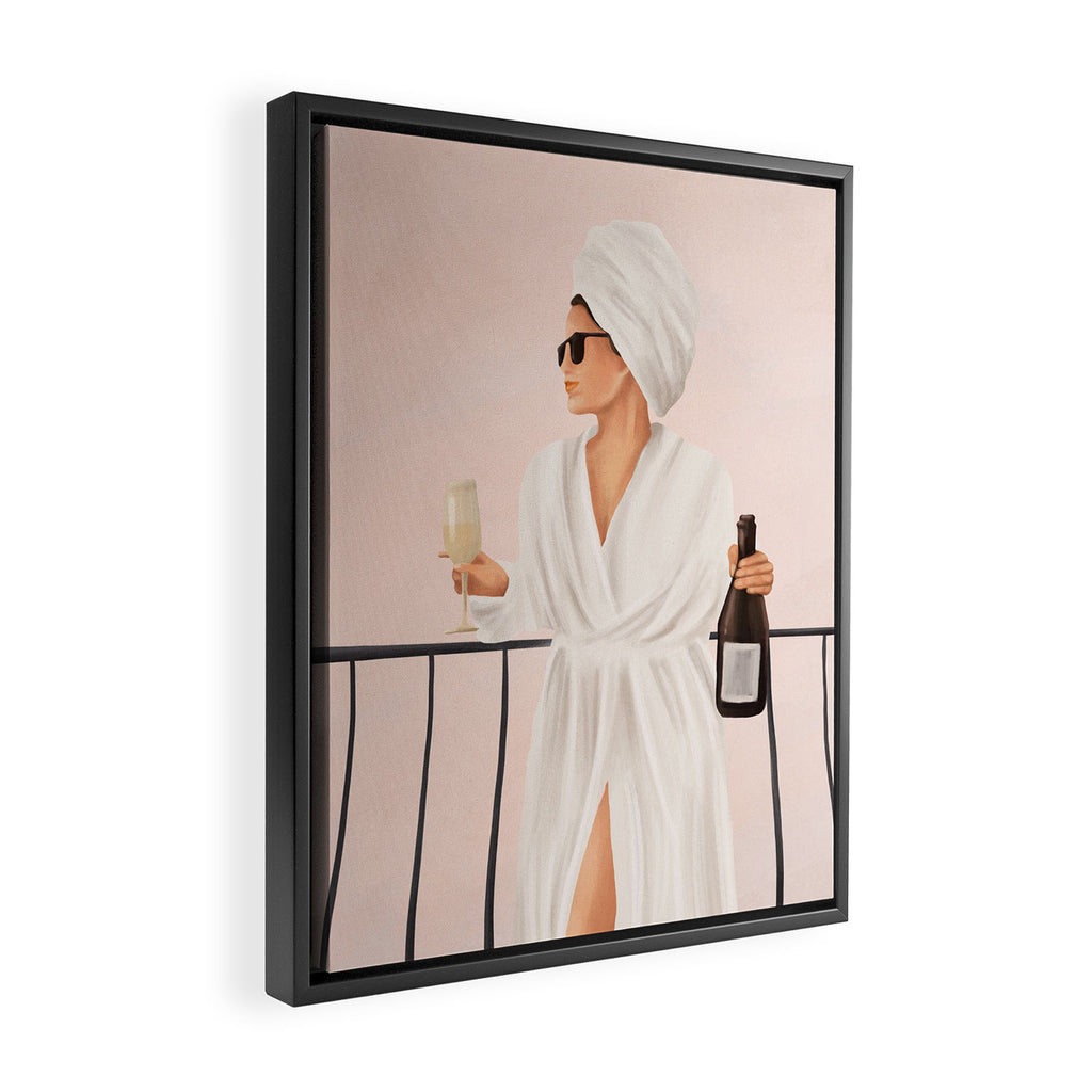 Morning Wine II Framed Canvas Print Gallery Image 2