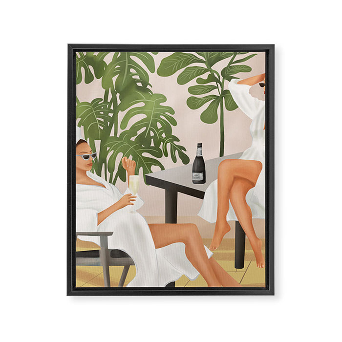 Morning Wine III Framed Canvas Print Gallery Image 1