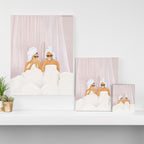 Morning with a friend Canvas Print Gallery Image 3