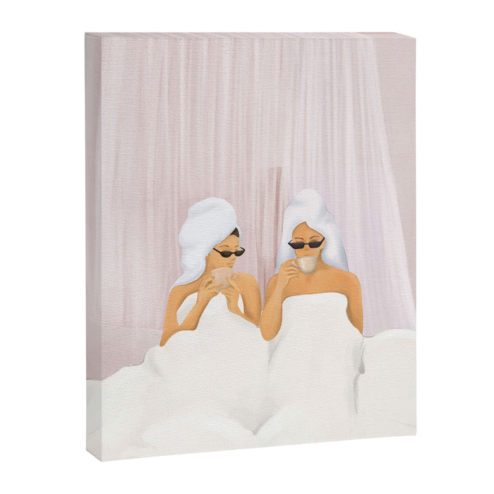 Morning with a friend Canvas Print Gallery Image 1