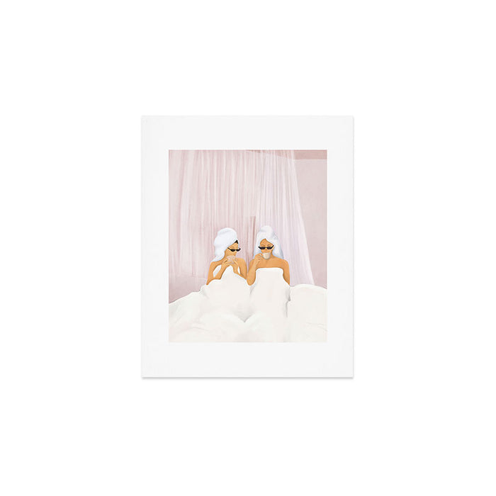 Morning with a friend Art Print Gallery Image 1