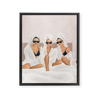 Morning with a friend II Framed Canvas Print Gallery Image 6