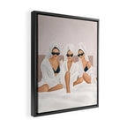 Morning with a friend II Framed Canvas Print Gallery Image 2