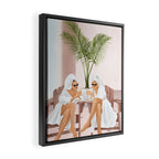Morning with a friend III Framed Canvas Print Gallery Image 2