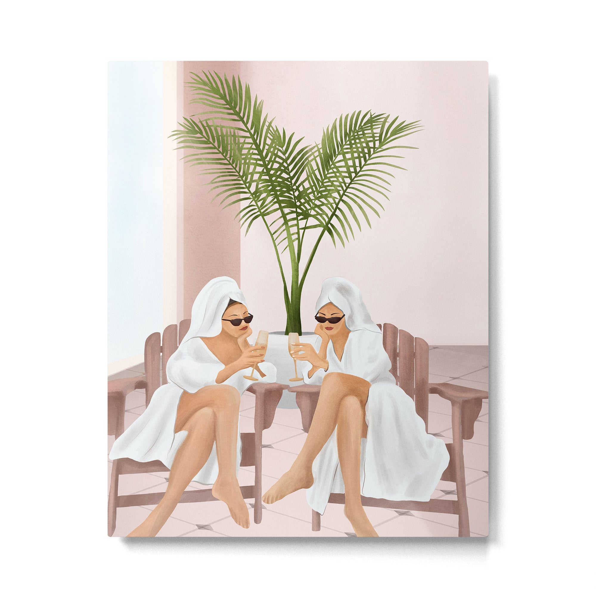 Morning with a friend III Metal Print Gallery Image 4