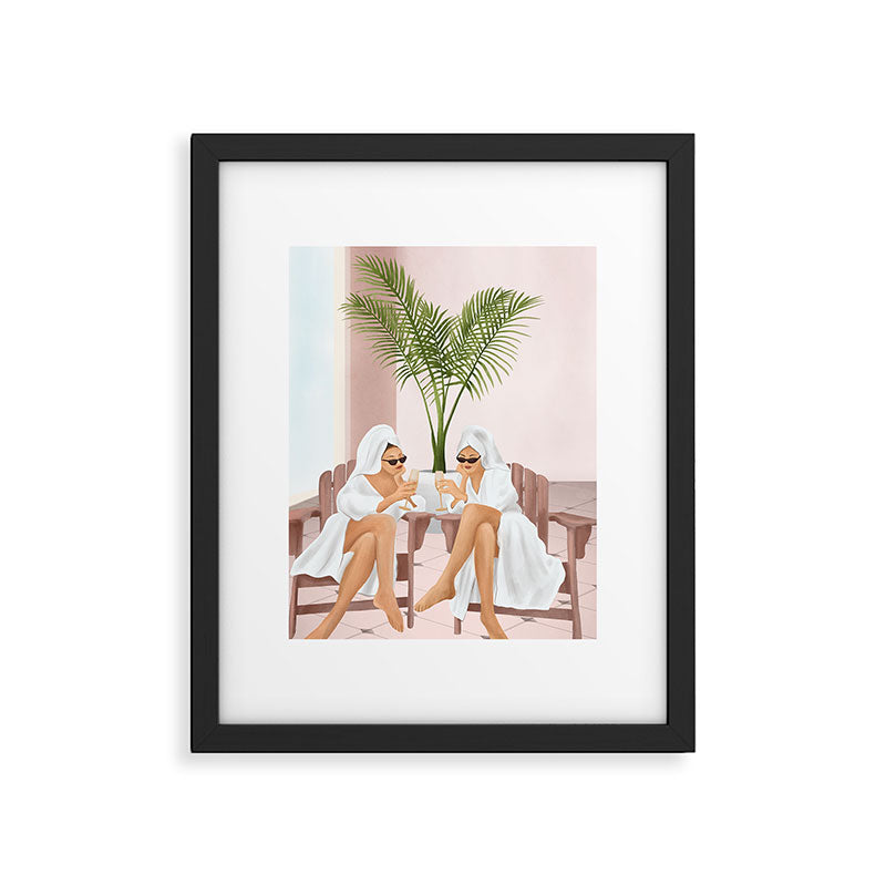 Morning with a friend III Framed Art Print Gallery Image 4