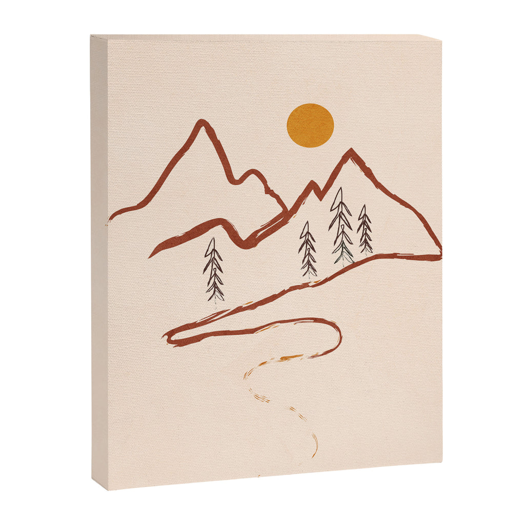 Mountain Minimal Canvas Print Gallery Image 6