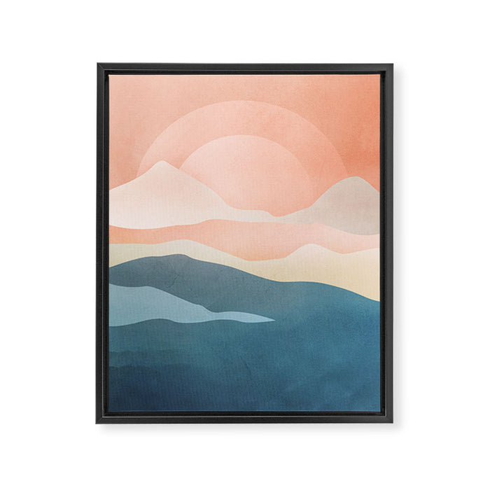 Mountain Ridge 01 Framed Canvas Print Gallery Image 1