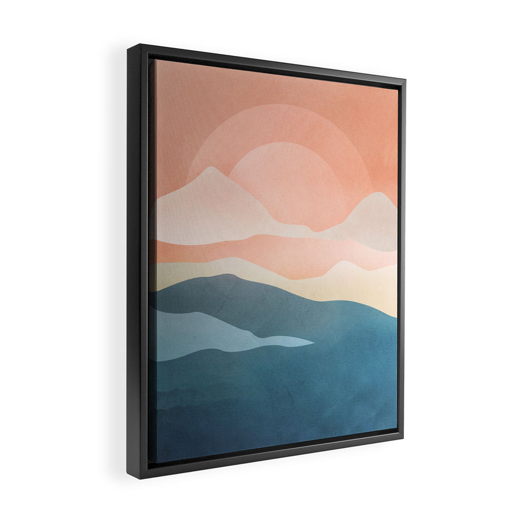 Mountain Ridge 01 Framed Canvas Print Gallery Image 2