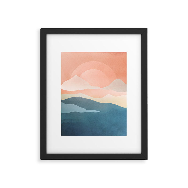 Mountain Ridge 01 Framed Art Print Gallery Image 5