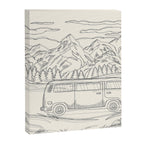 Mountain Road Linescape Canvas Print Gallery Image 8