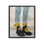 My Boots Framed Canvas Print Gallery Image 6