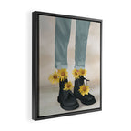 My Boots Framed Canvas Print Gallery Image 2