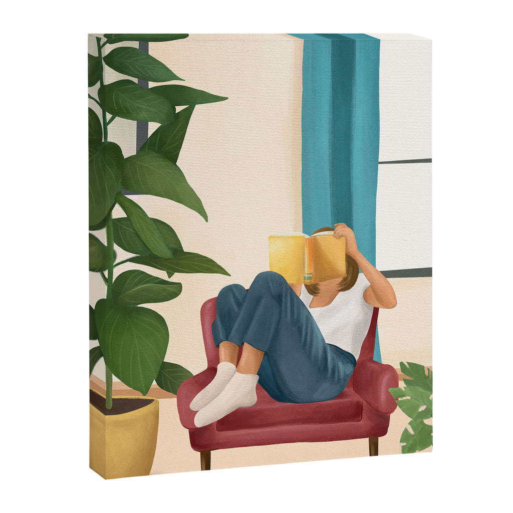 On the pages of a book Canvas Print Gallery Image 6