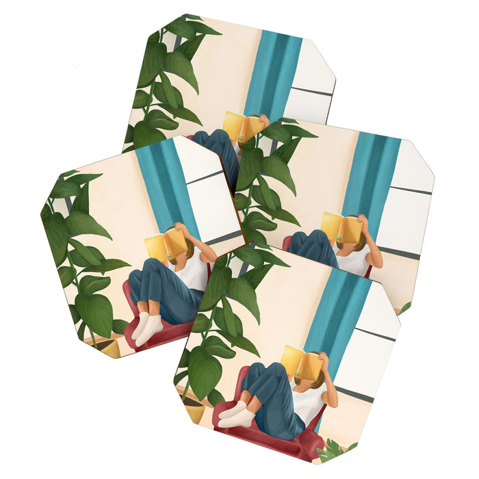 On the pages of a book Coaster Gallery Image 1