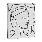 One Line Portrait 1 Canvas Print Gallery Image 8