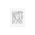 One Line Portrait 1 Art Print Gallery Image 1