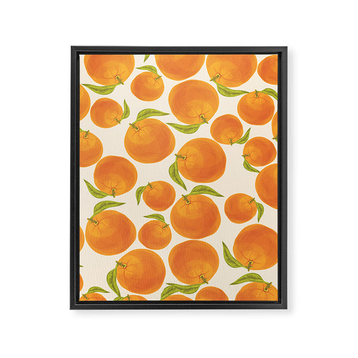 Oranges Framed Canvas Print Gallery Image 1