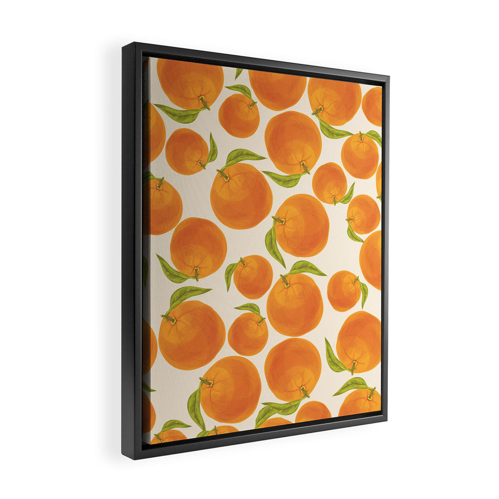 Oranges Framed Canvas Print Gallery Image 2