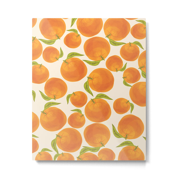 Oranges Metal Print Gallery Image 1