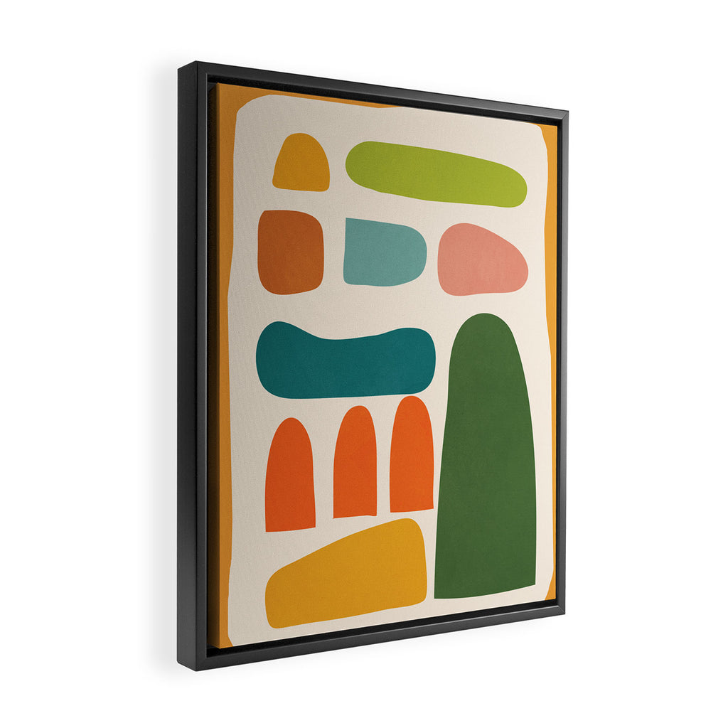 Organic Abstraction 6 Framed Canvas Print Gallery Image 2