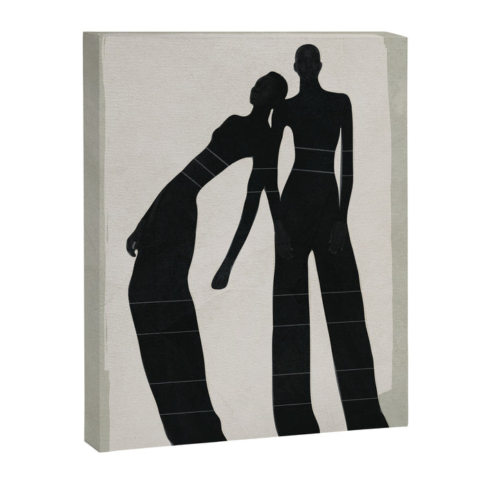 Pair Line Canvas Print Gallery Image 1