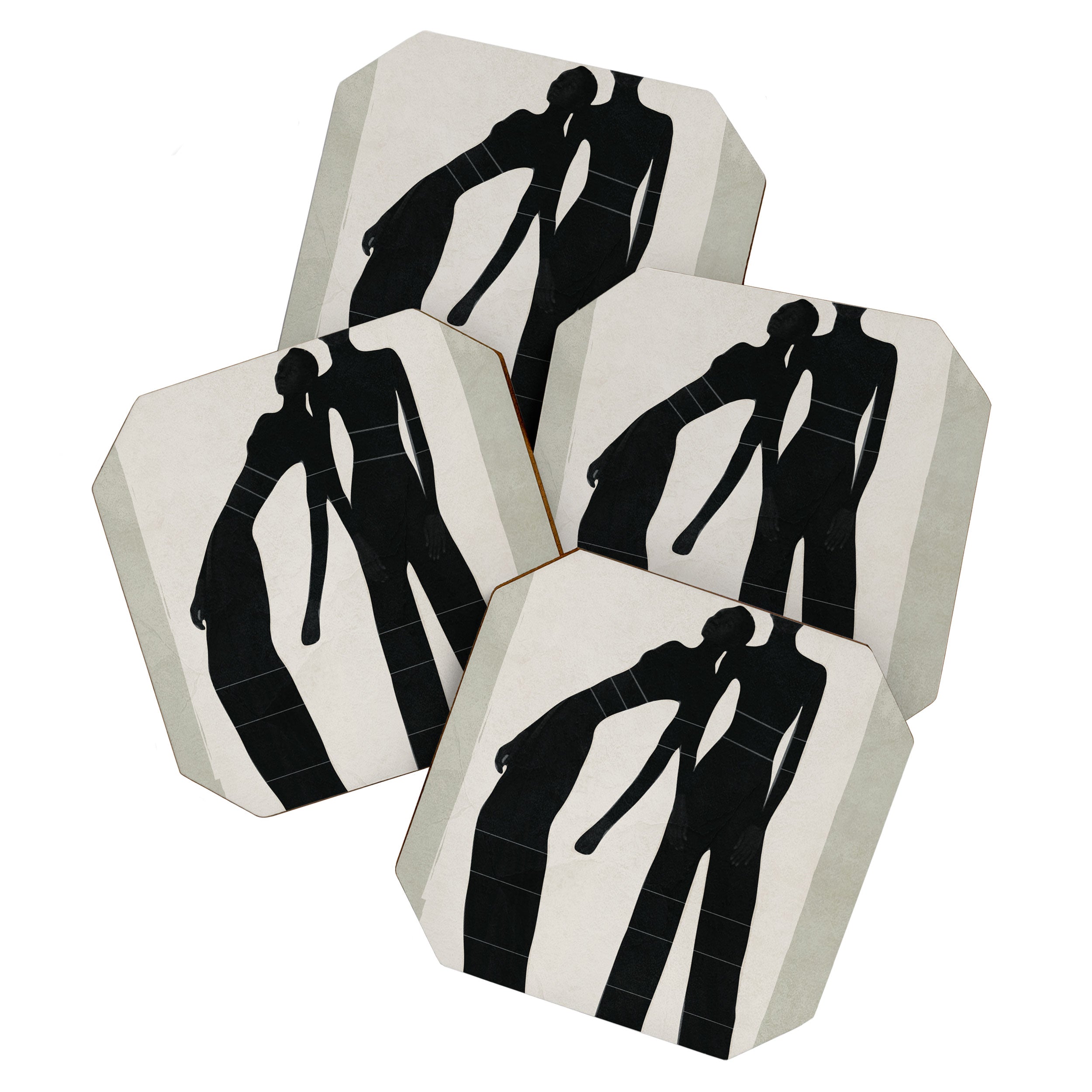 Pair Line Coaster Gallery Image 1