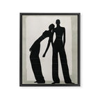 Pair Line Framed Canvas Print Gallery Image 6