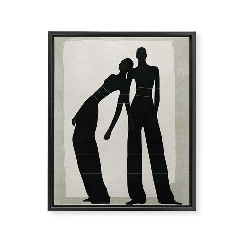 Pair Line Framed Canvas Print Gallery Image 6