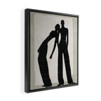 Pair Line Framed Canvas Print Gallery Image 2