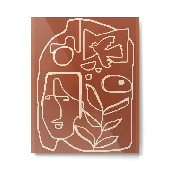 Paleolithic Abstract Art 1 Metal Print Gallery Image 1