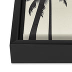 Palm Trees No.1 Framed Canvas Print Gallery Image 3
