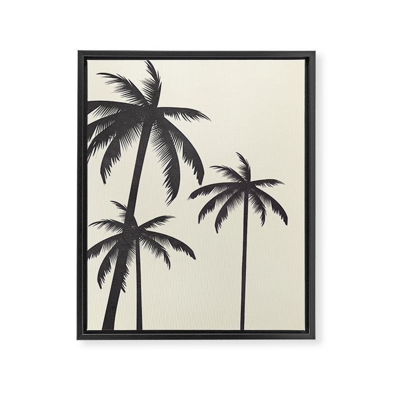Palm Trees No.1 Framed Canvas Print Gallery Image 6