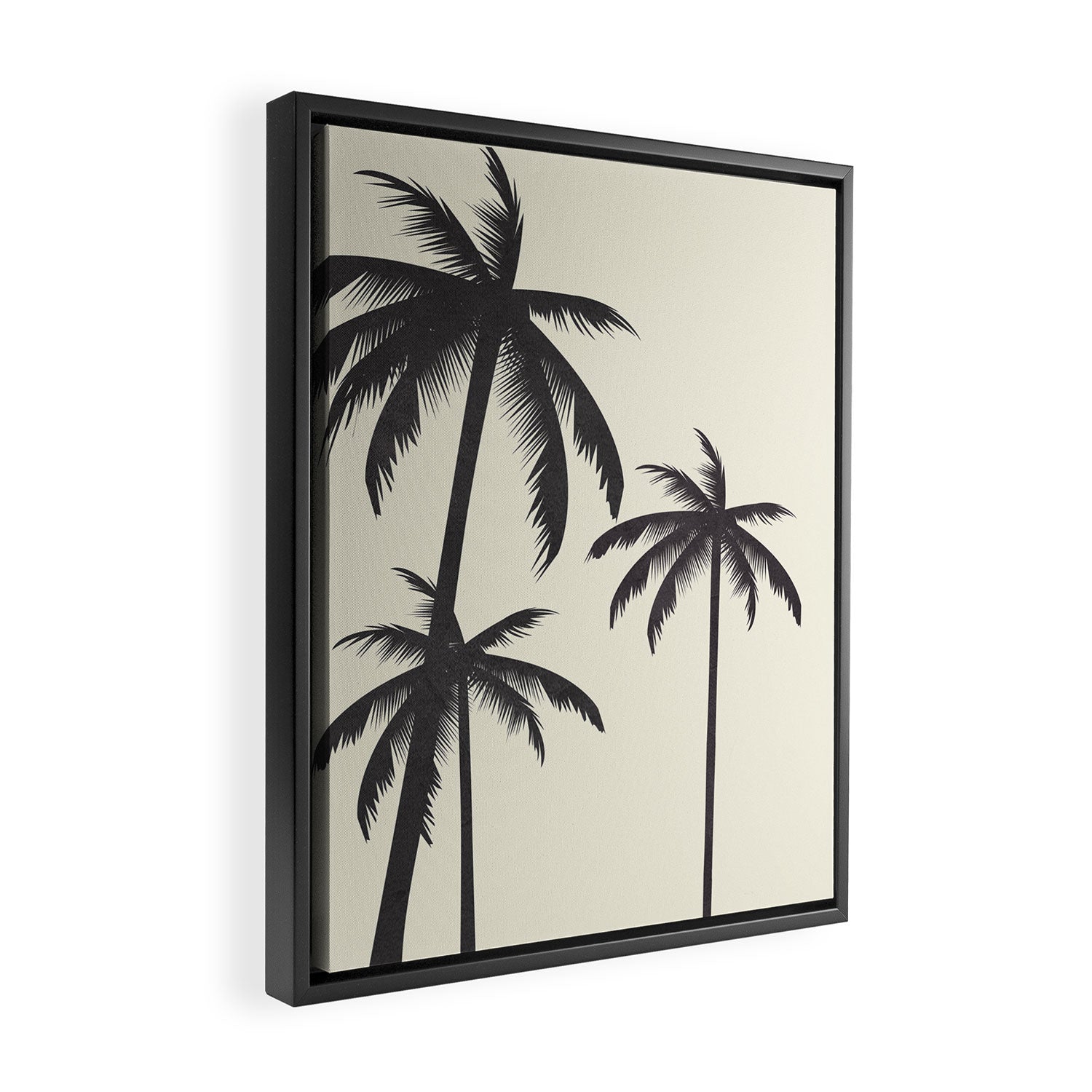Palm Trees No.1 Framed Canvas Print Gallery Image 2