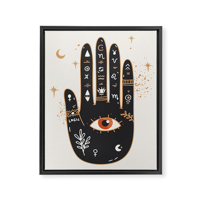 Palmistry 5 Framed Canvas Print Gallery Image 1