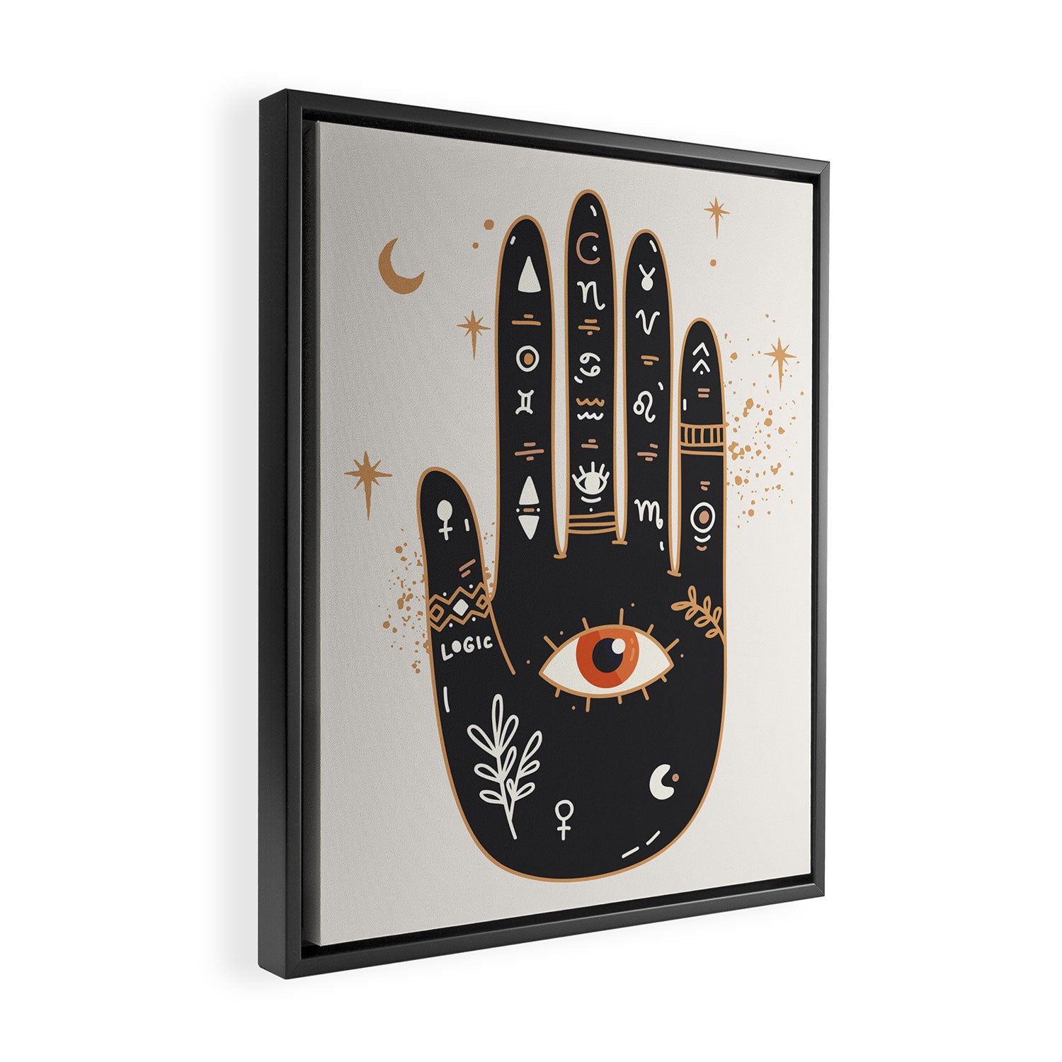 Palmistry 5 Framed Canvas Print Gallery Image 2