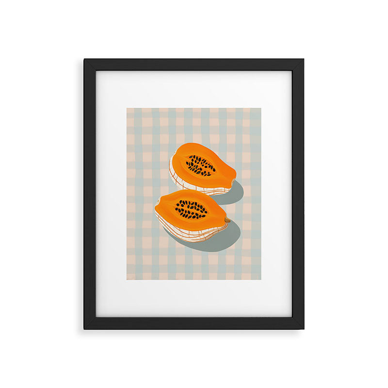 Papaya Afternoon Framed Art Print Gallery Image 5
