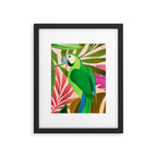 Parrot in a Tropical Setting 3 Framed Art Print Gallery Image 5