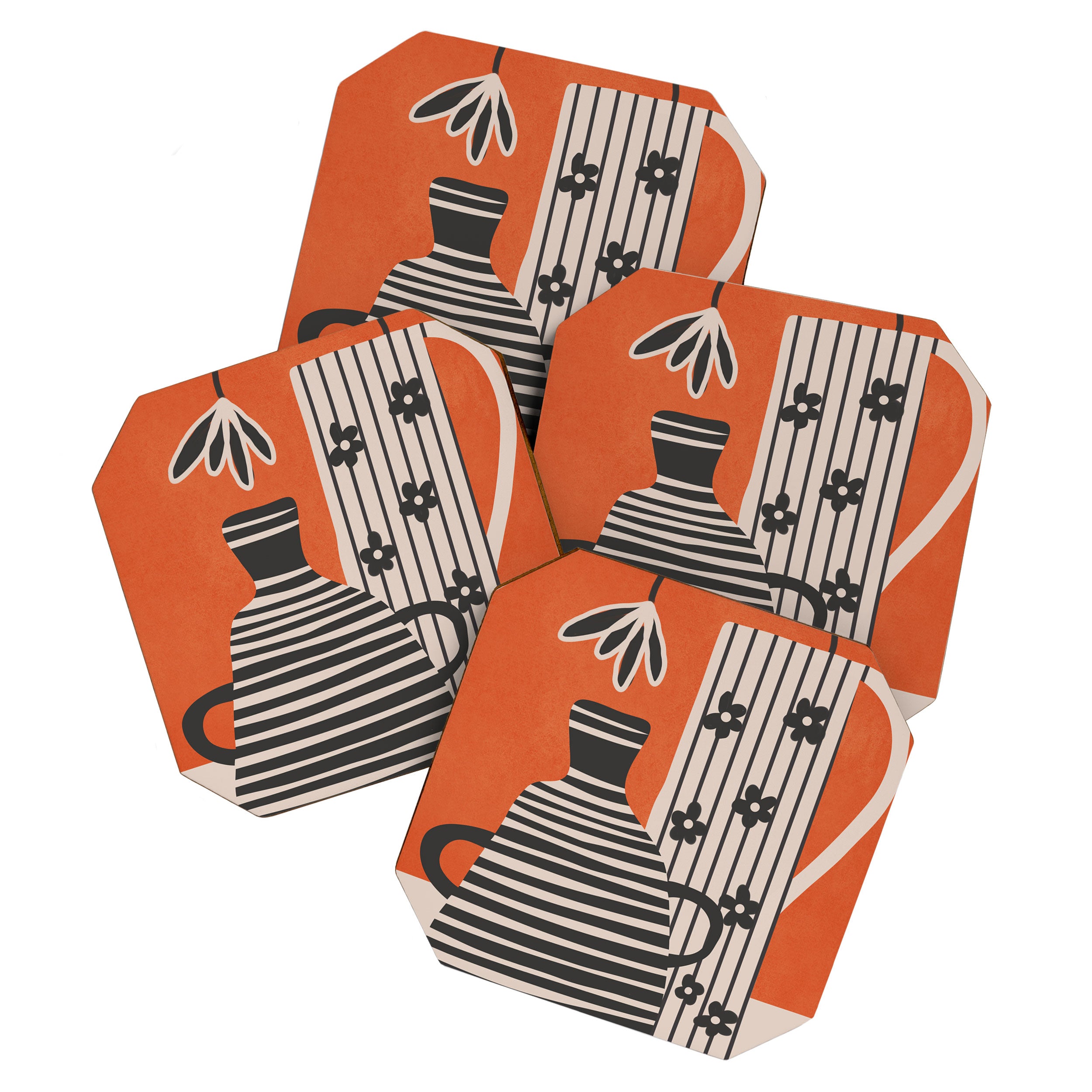 Patterned Stillness 5 Coaster Gallery Image 1