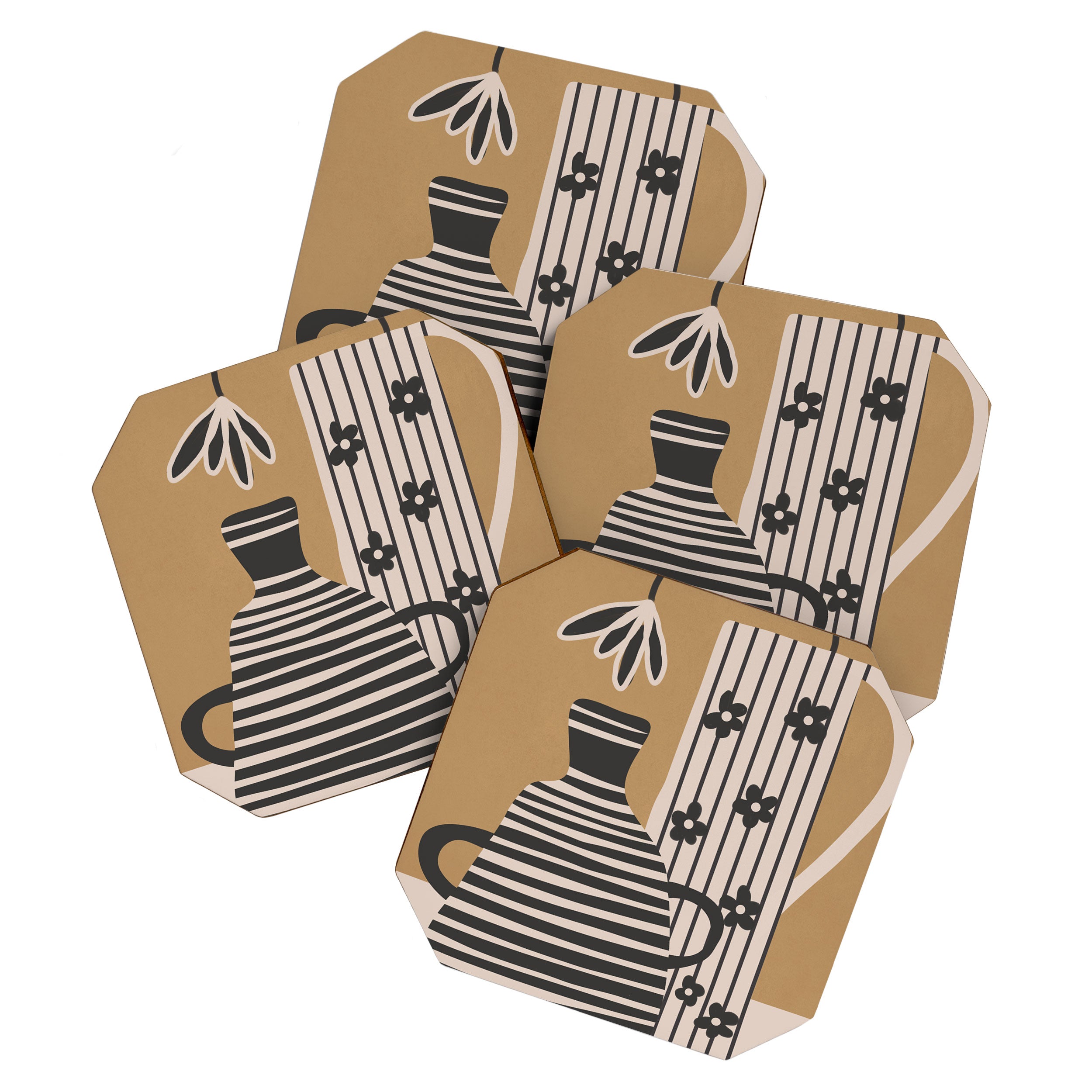 Patterned Stillness 8 Coaster Gallery Image 1