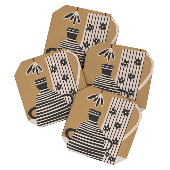 Patterned Stillness 8 Coaster Gallery Image 1