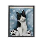 Paws and Petals Framed Canvas Print Gallery Image 6