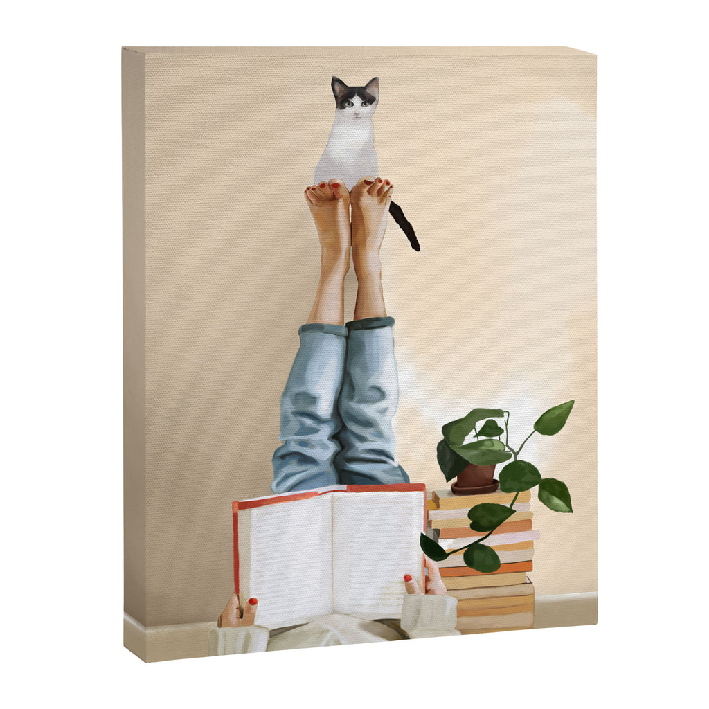 Paws and Prose Canvas Print Gallery Image 6
